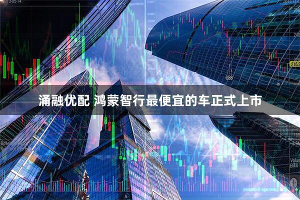 涌融优配 鸿蒙智行最便宜的车正式上市